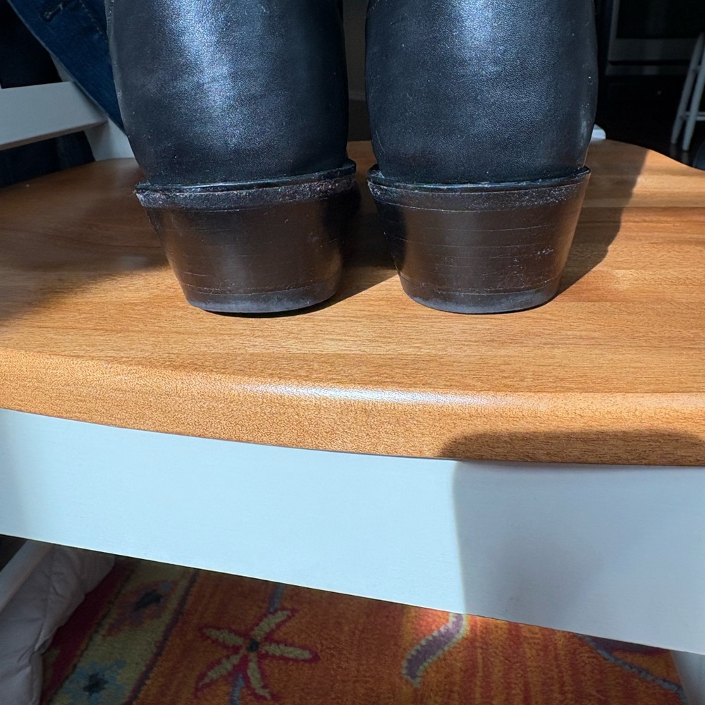 Lucchese Women’s Black Western Leather Boots - Picture 13 of 15